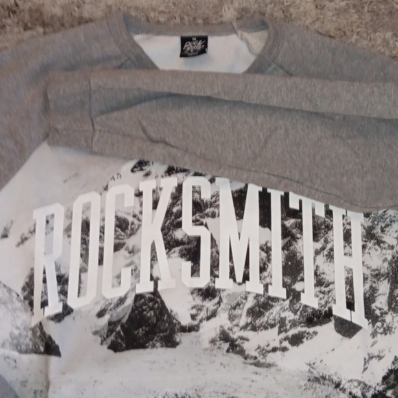 (2)men's szXL sweaters.. RockSmith & Ralph Lauren brand.. grey/navyblue - Picture 6 of 11